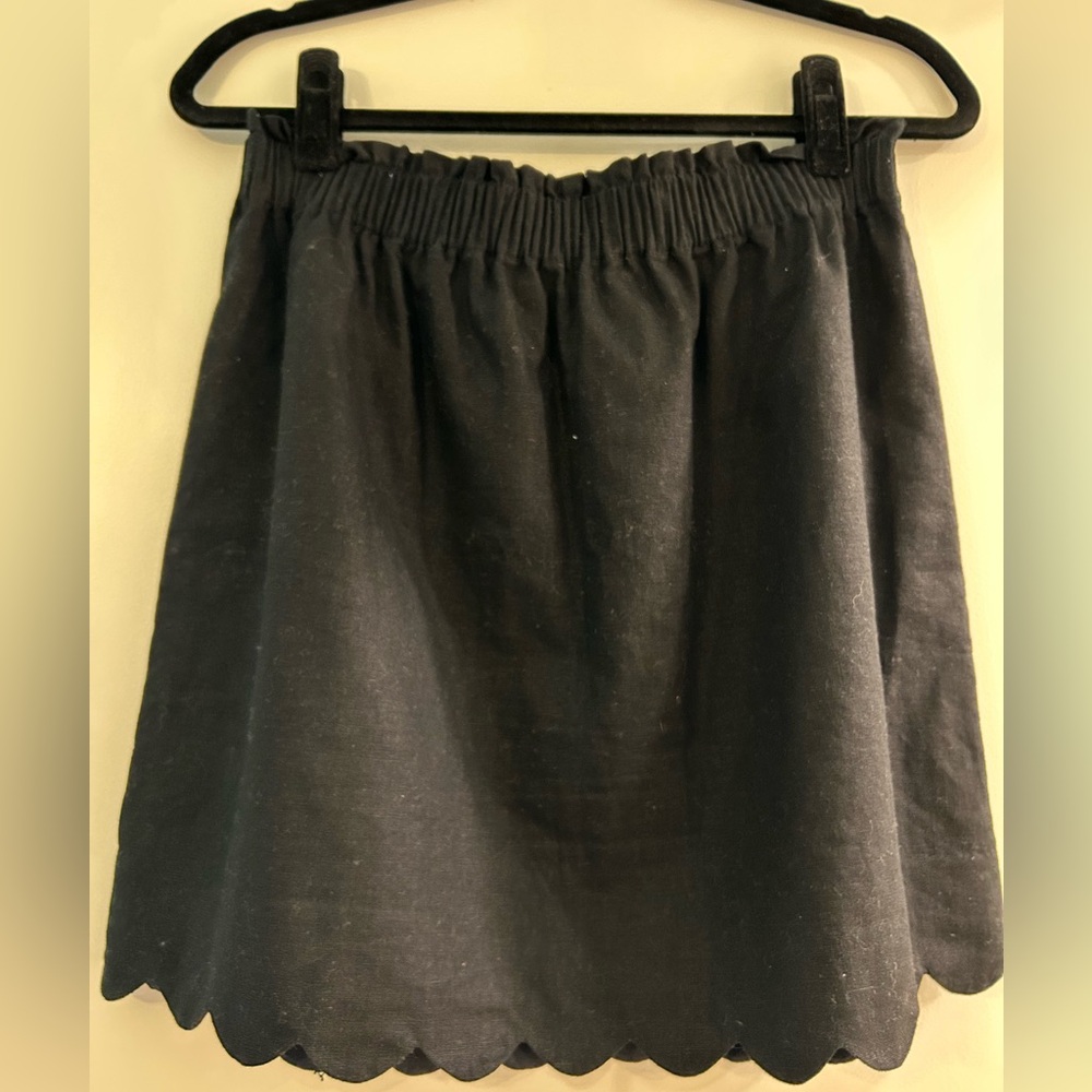 J. Crew Black Mini Skirt